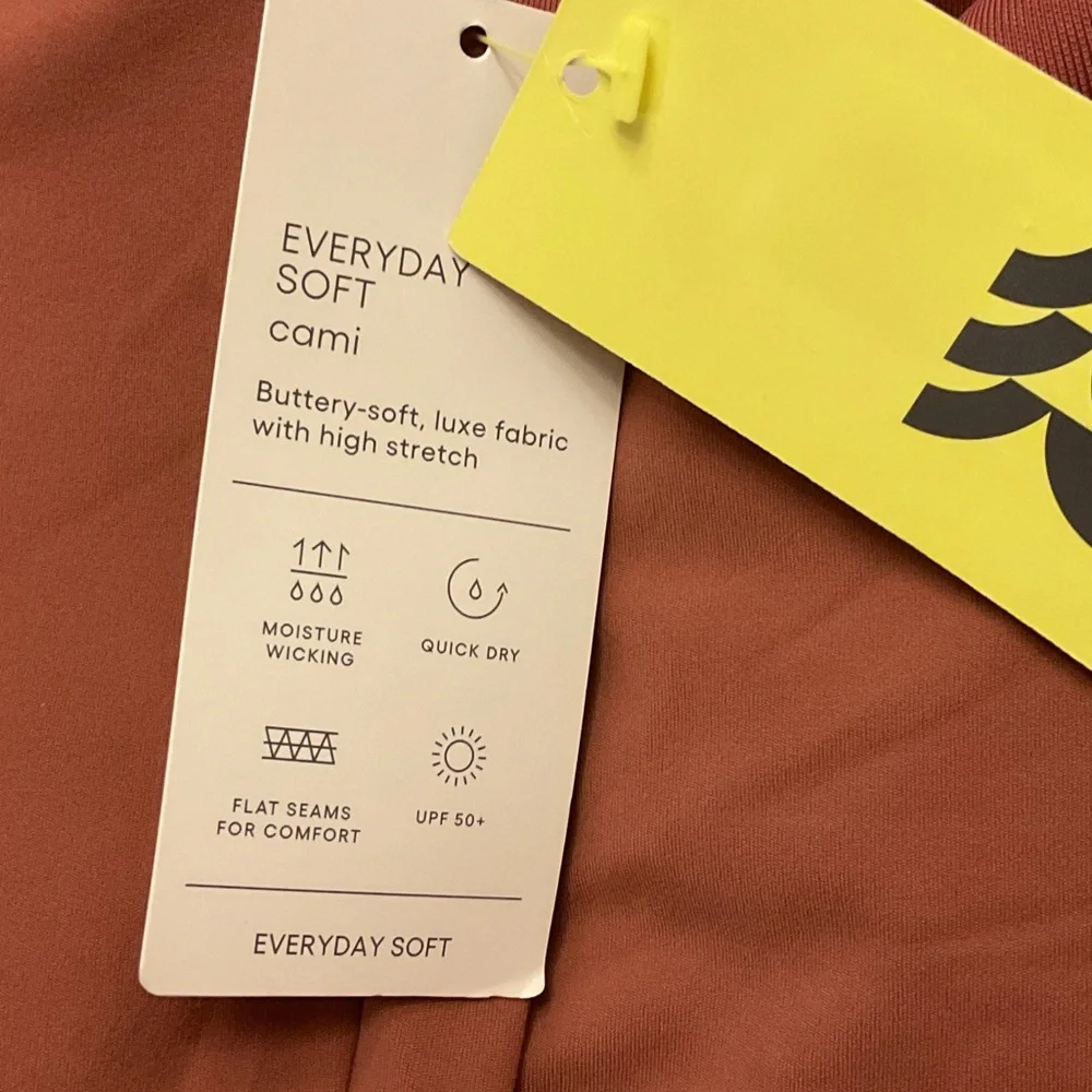 all in motion Rust-Brown Double-Strap Cropped Tank - Picture 6 of 6